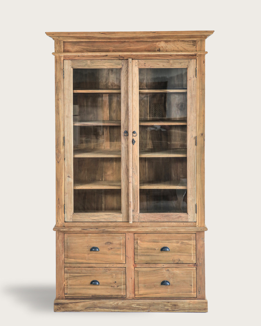 Chika - Mindy Solid Wood Bookshelf