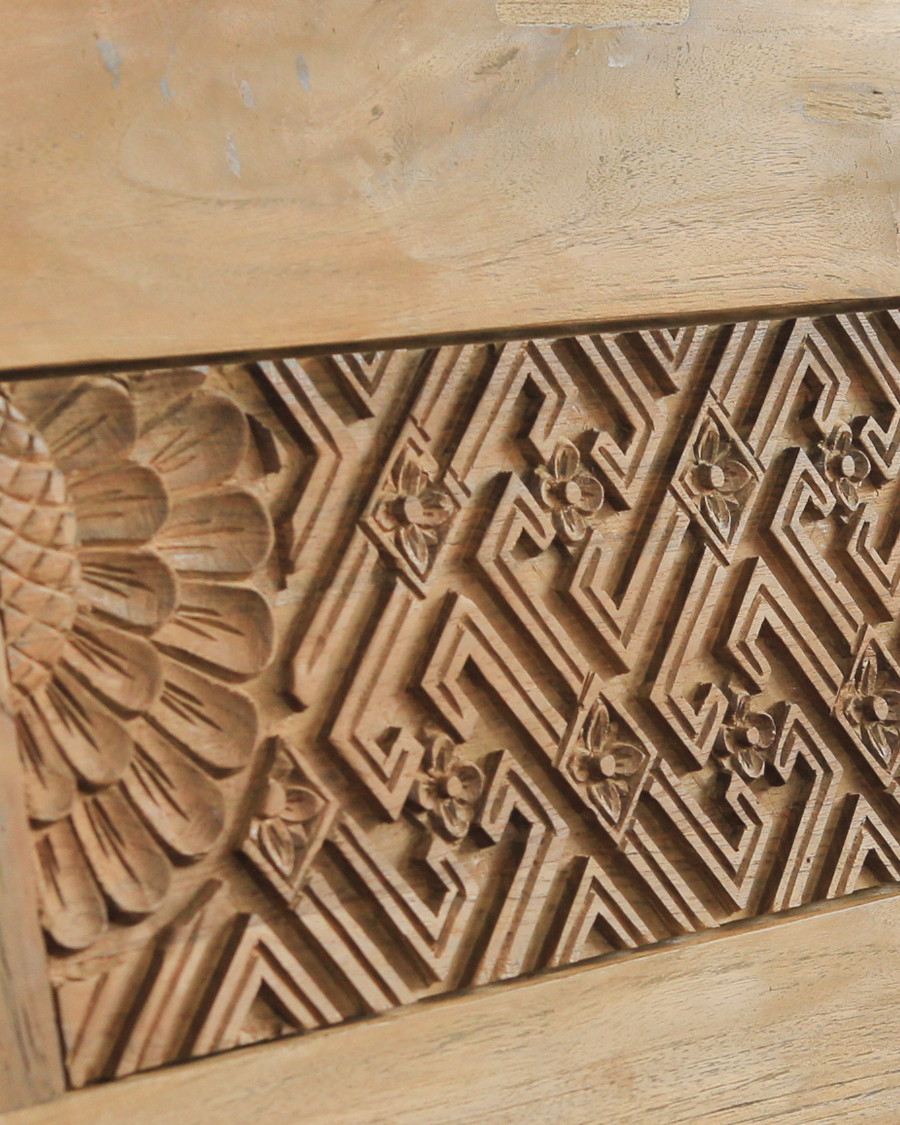 Yumi - Solid teak wood bench