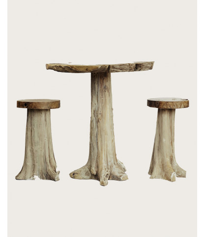 Forest - Mesa de bar de madera maciza