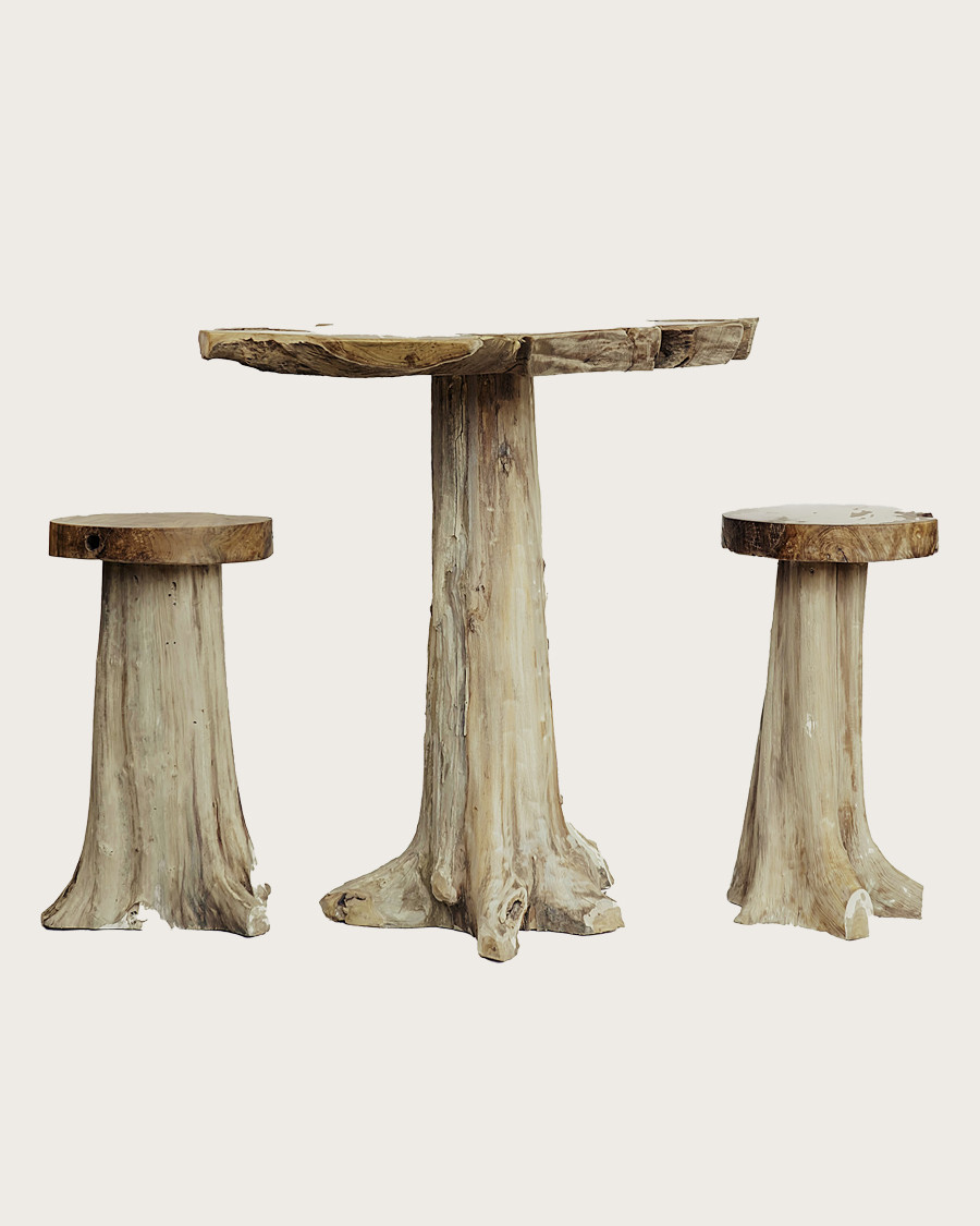 Mia - Massief houten kruk
