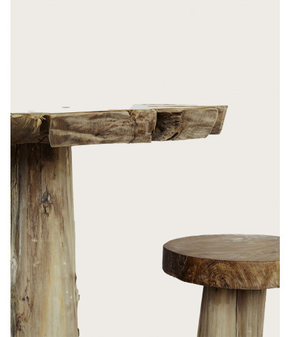 Mia - Massief houten kruk