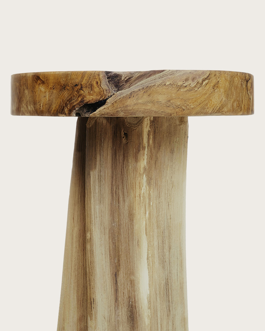Mia - Sgabello in legno massello