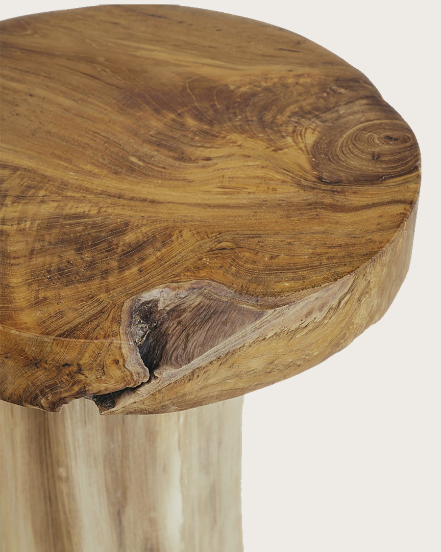 Mia - Hocker aus Massivholz