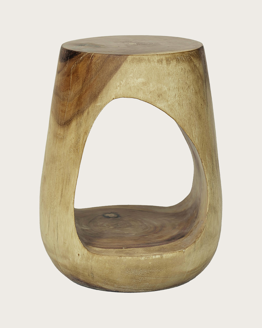 Rei - Solid teak side table/end table