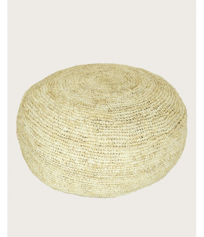 Rina - Raffia pouf