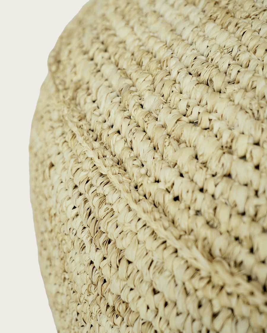 Rina - Raffia pouf