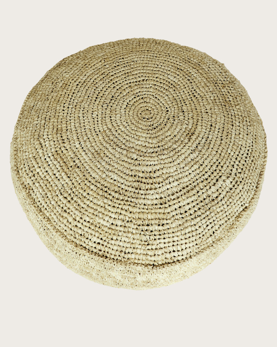 Rina - Raffia poef