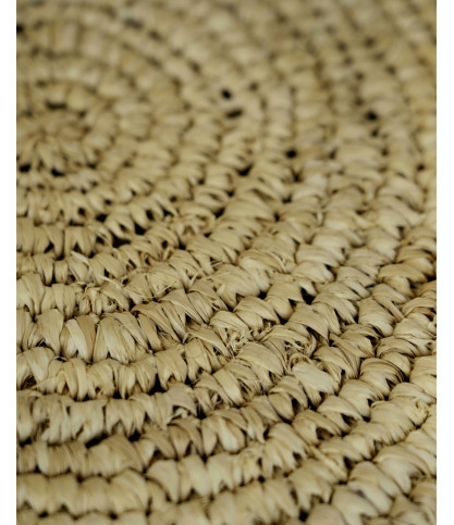 Rina - Raffia poef