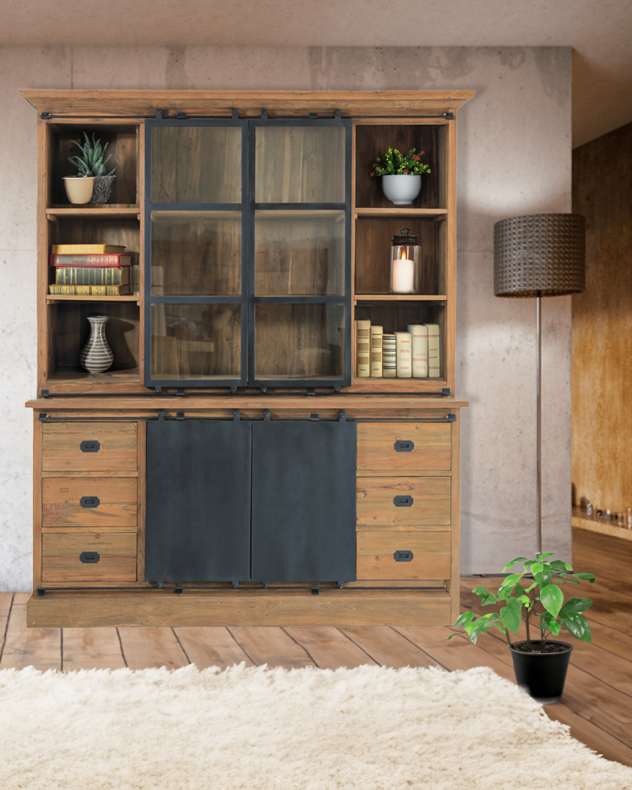 Industryal - Solid teak and...