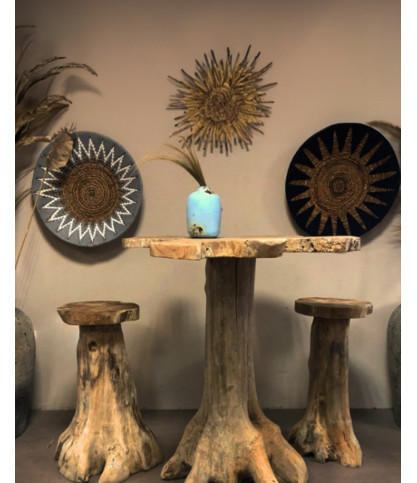 Forest - Mesa de bar de madera maciza