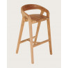 Carisma - Solid teak bar stool