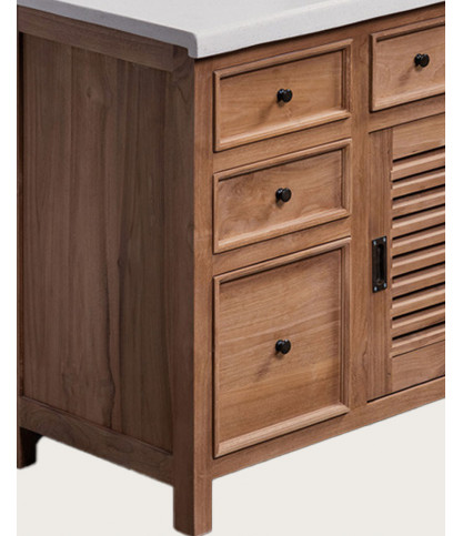Savanna - Solid teak bathroom cabinet