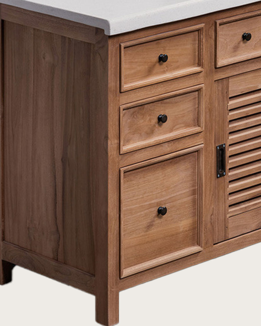 Savanna - Badezimmerschrank aus massivem Teakholz Savanna - Badezimmerschrank aus massivem Teakholz