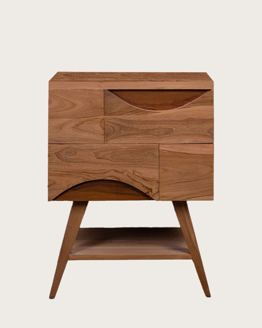 Balinea - Small bathroom cabinet in solid teak