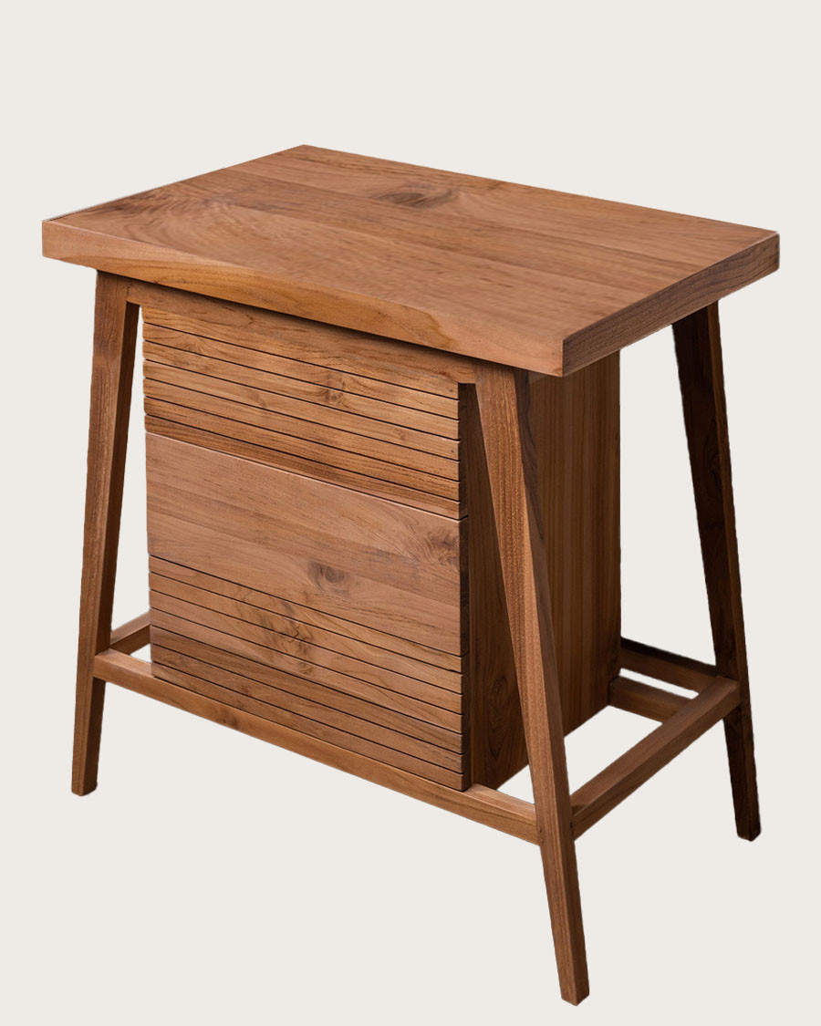 Rio - Small bathroom cabinet in solid teak