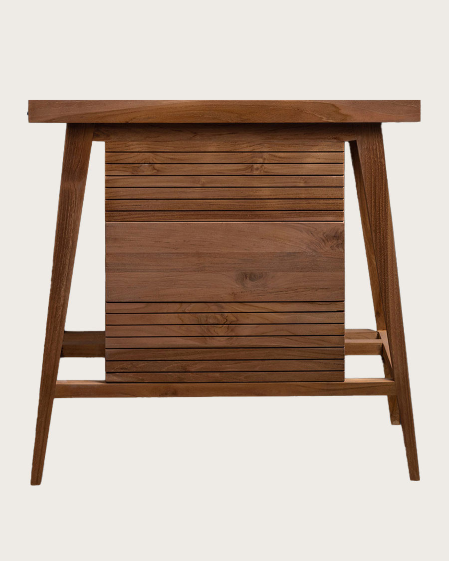 Rio - Small bathroom cabinet in solid teak