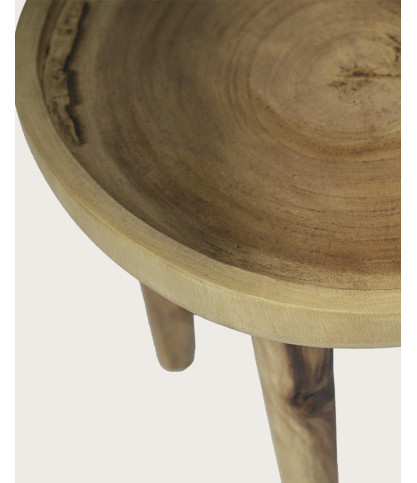 Léotheo - Set of 2 solid teak coffee tables
