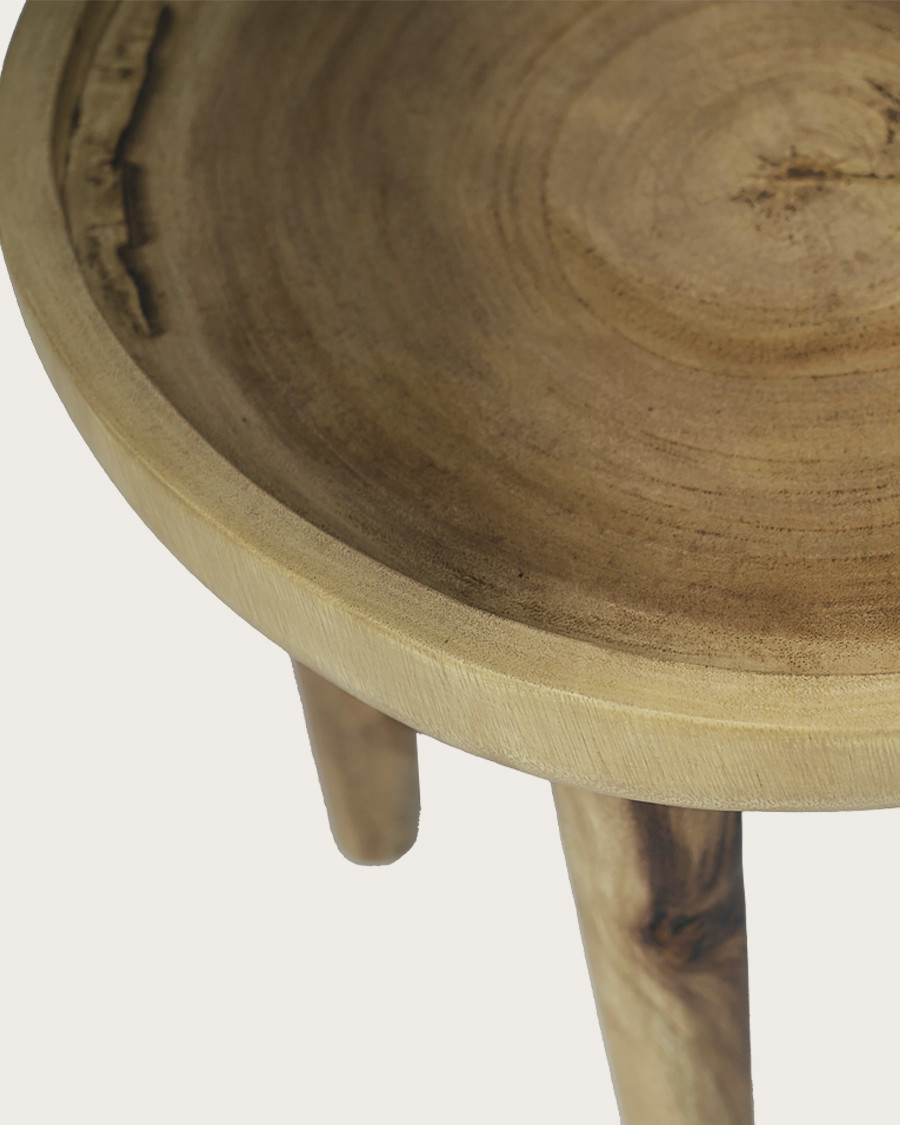 Léothéo - Set of 2 solid teak coffee tables