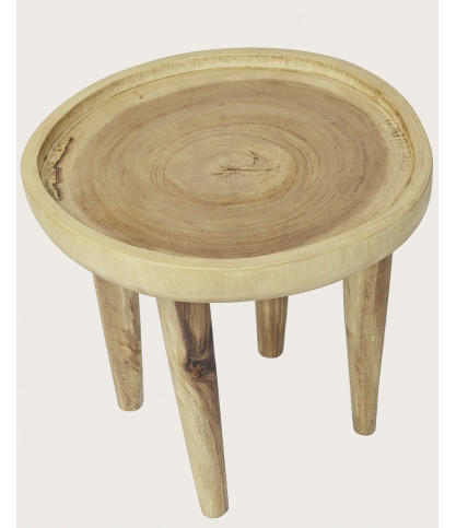 Léotheo - Set of 2 solid teak coffee tables