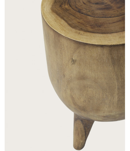 Sora - Solid teak side coffee table