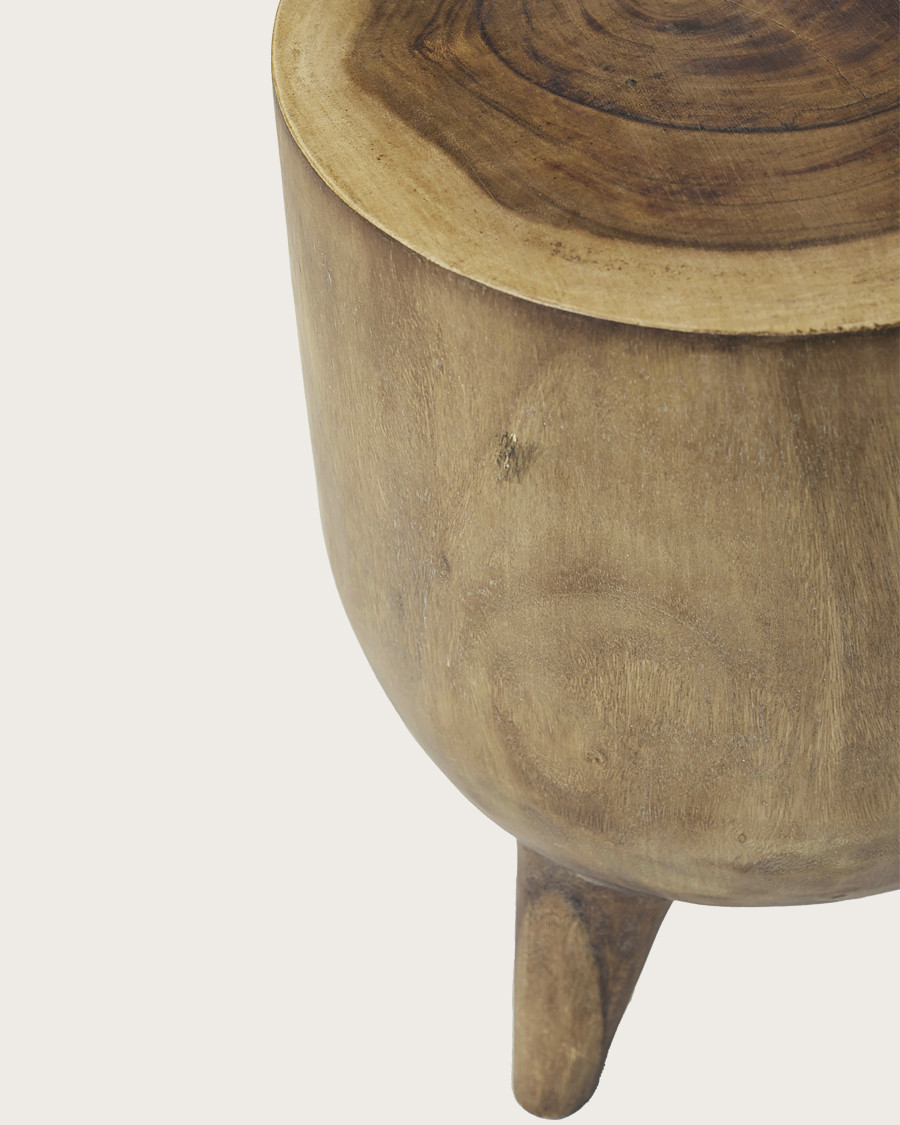 Sora - Solid teak side coffee table