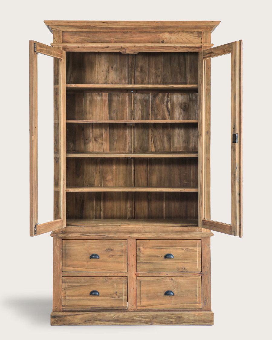 Chika - Mindy Solid Wood Bookshelf