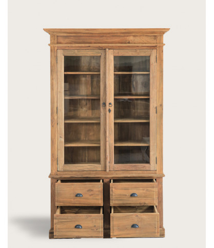 Chika - Mindy Solid Wood Bookshelf