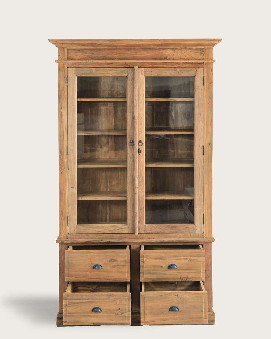 Chika - Bibliothèque en bois massif