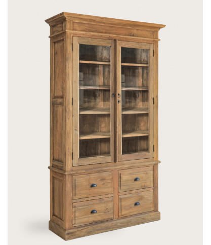 Chika - Mindy Solid Wood Bookshelf