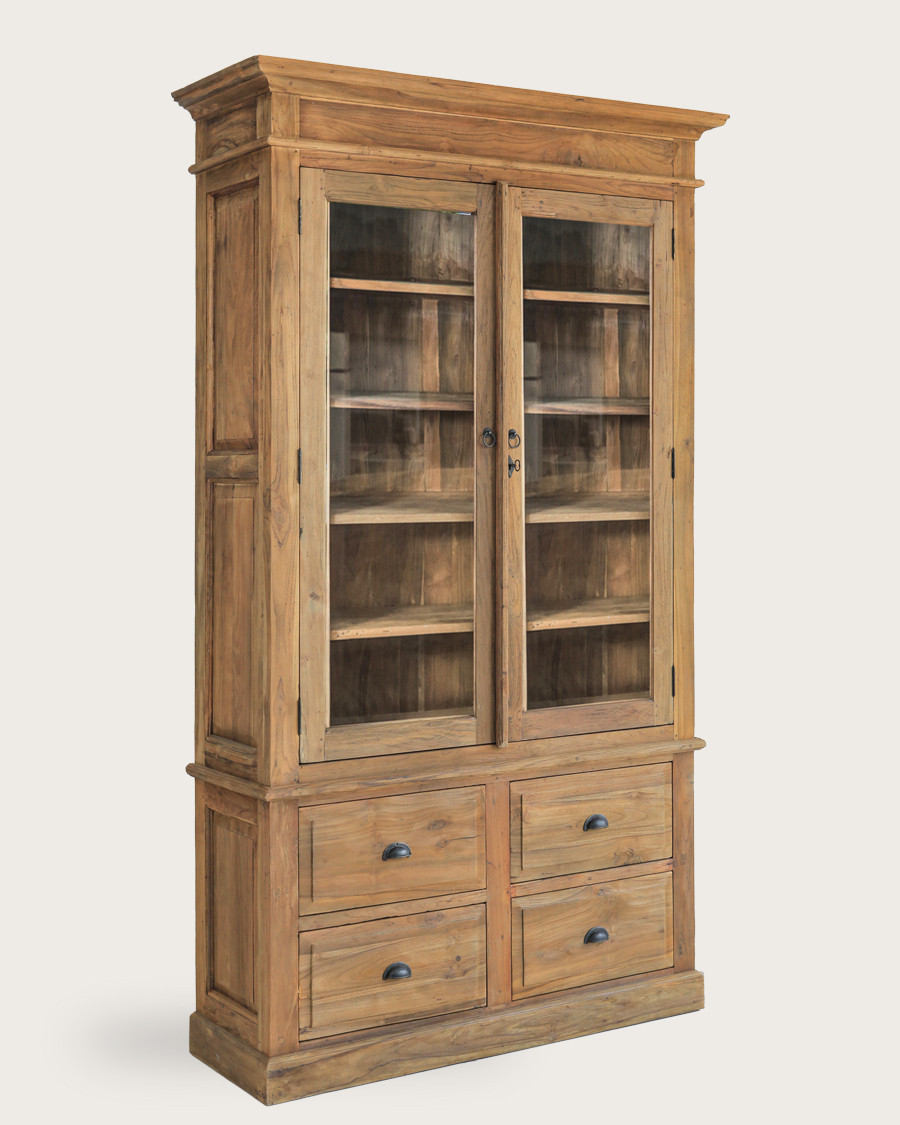 Chika - Bibliothèque en bois massif