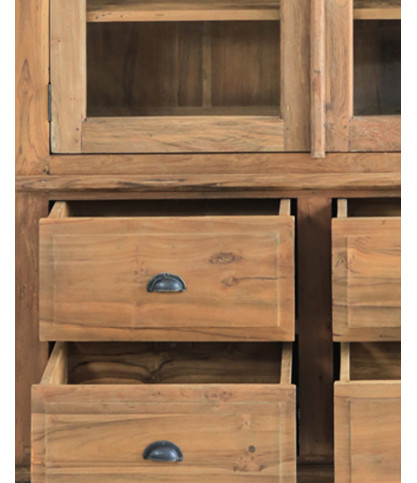 Chika - Bibliothèque en bois massif