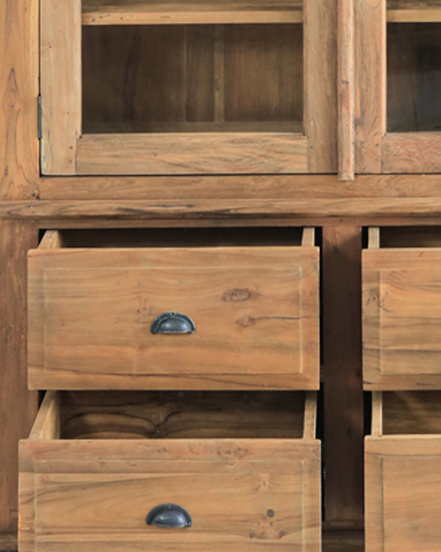 Chika - Mindy Solid Wood Bookshelf