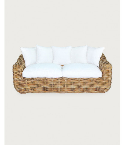 Phuket - 3-Sitzer-Gartensofa aus Rattan