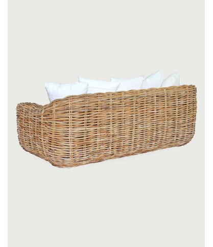 Phuket - 3-Sitzer-Gartensofa aus Rattan