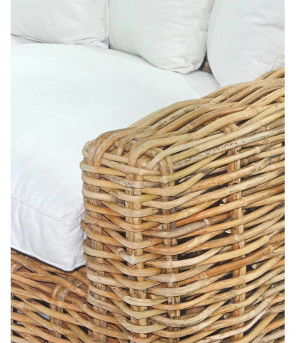 Phuket - 3-Sitzer-Gartensofa aus Rattan