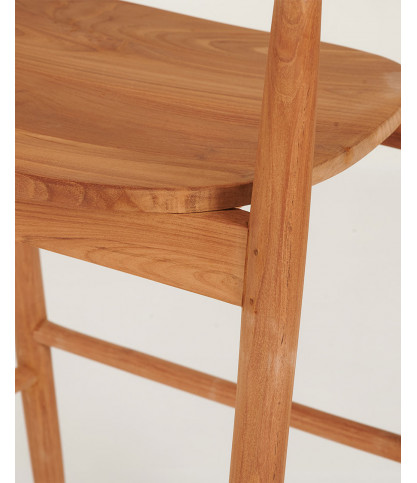 Singo - Solid teak bar chair