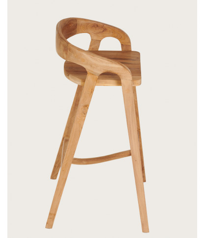 Carisma - Solid teak bar stool