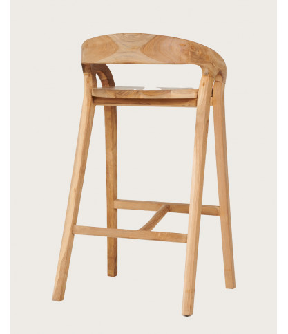 Carisma - Solid teak bar stool