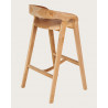 Carisma - Solid teak bar stool