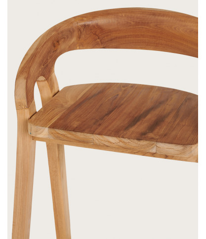 Carisma - Sgabello da bar in teak massello