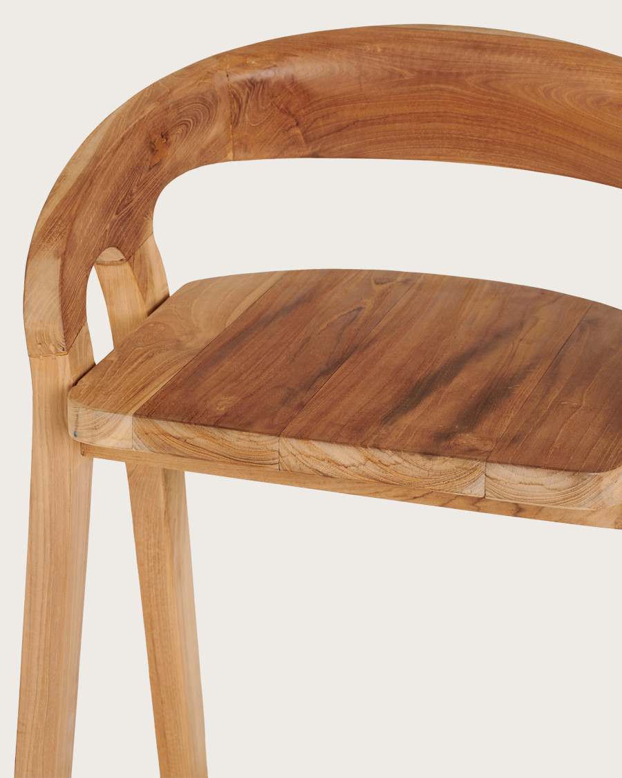 Carisma - Solid teak bar stool