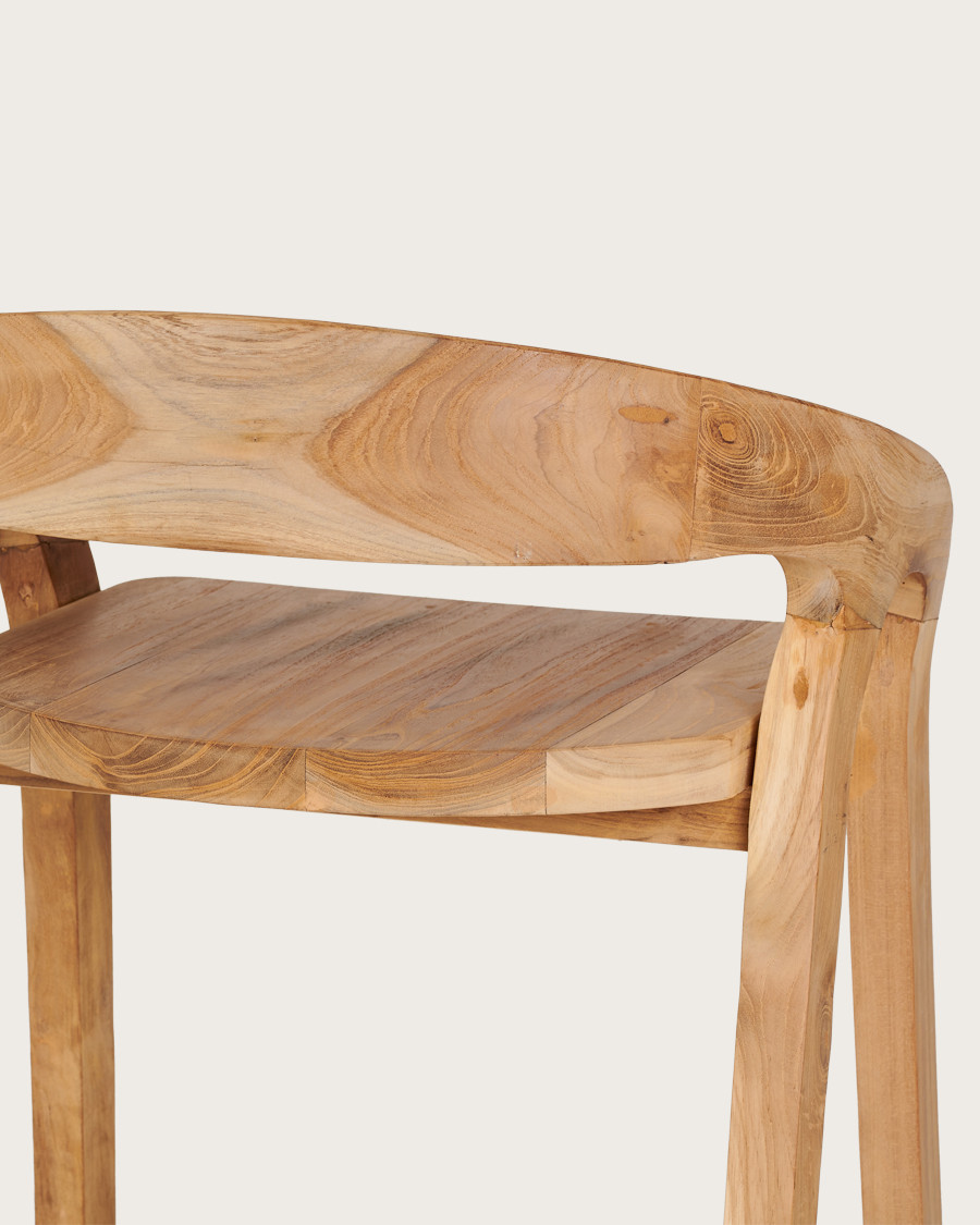 Carisma - Solid teak bar stool