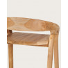 Carisma - Solid teak bar stool