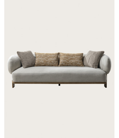 Vigo - Sofa aus Stoff und Massivholz