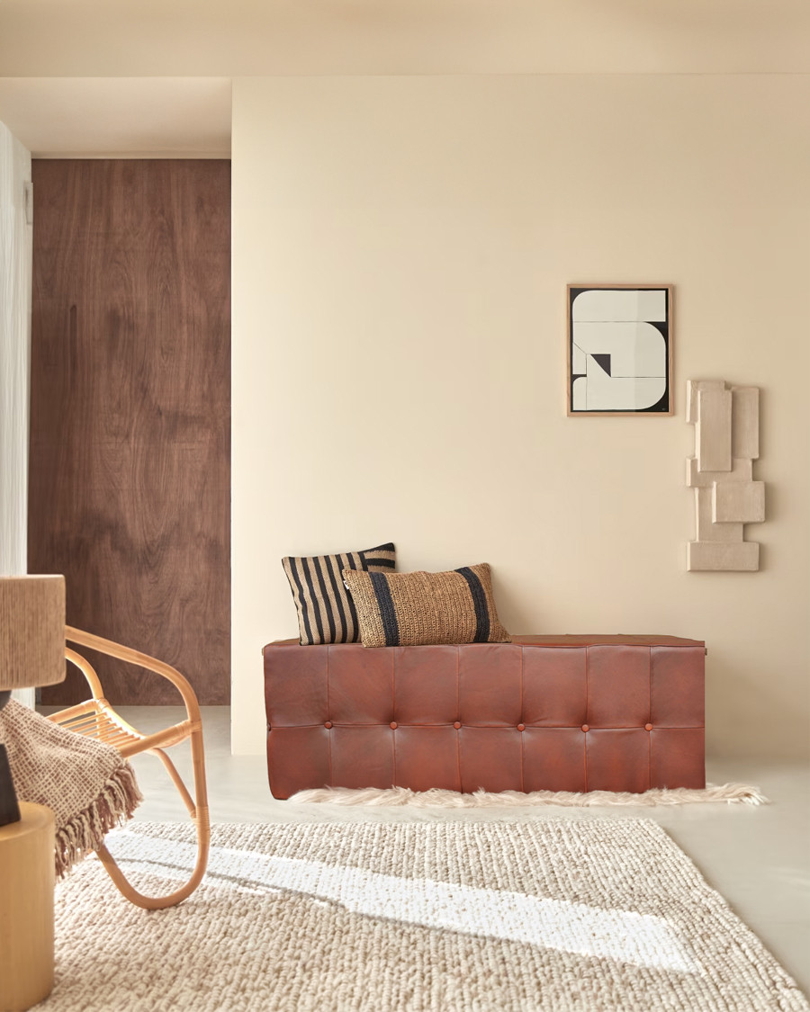 Palm - Upholstered bench in...