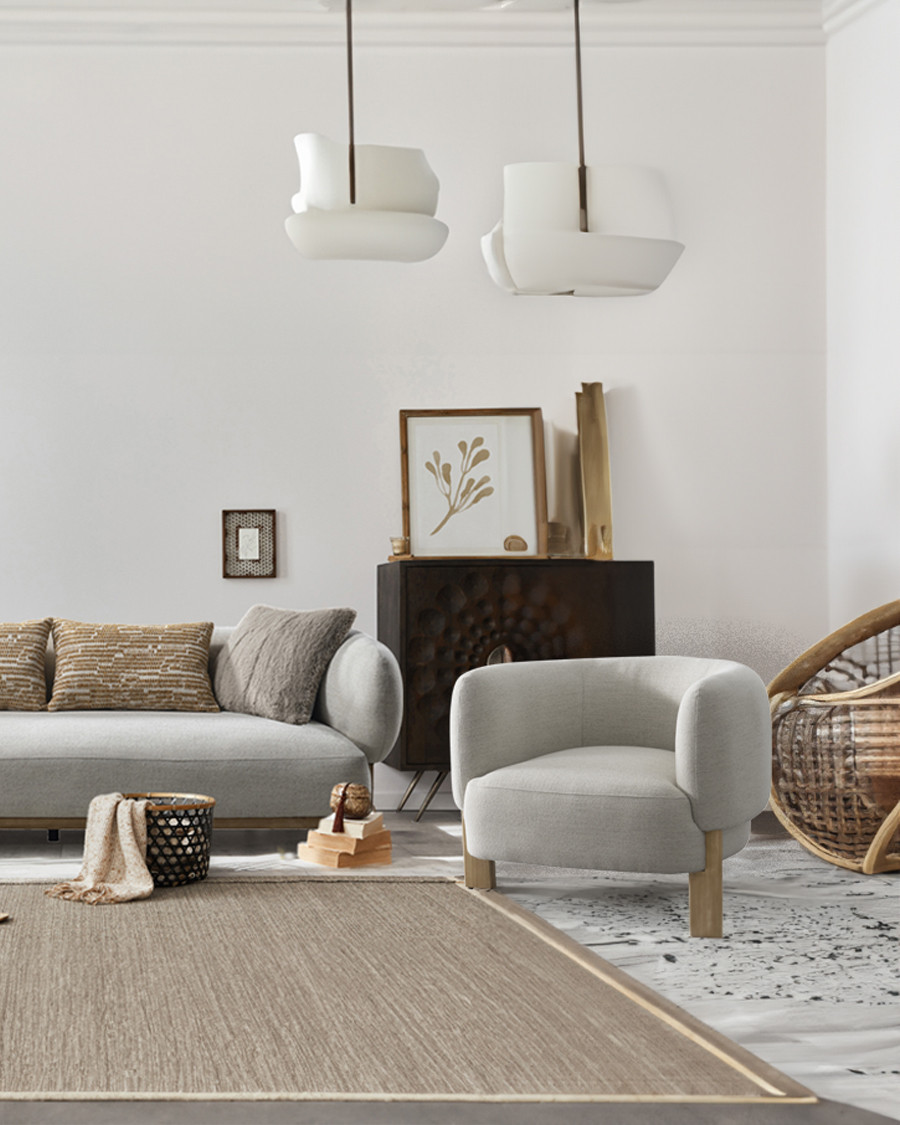 Vigo - Armchair in fabric...