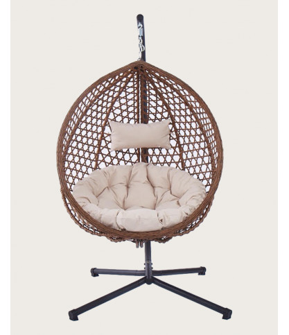 Swing - Hanging chair in poly rattan