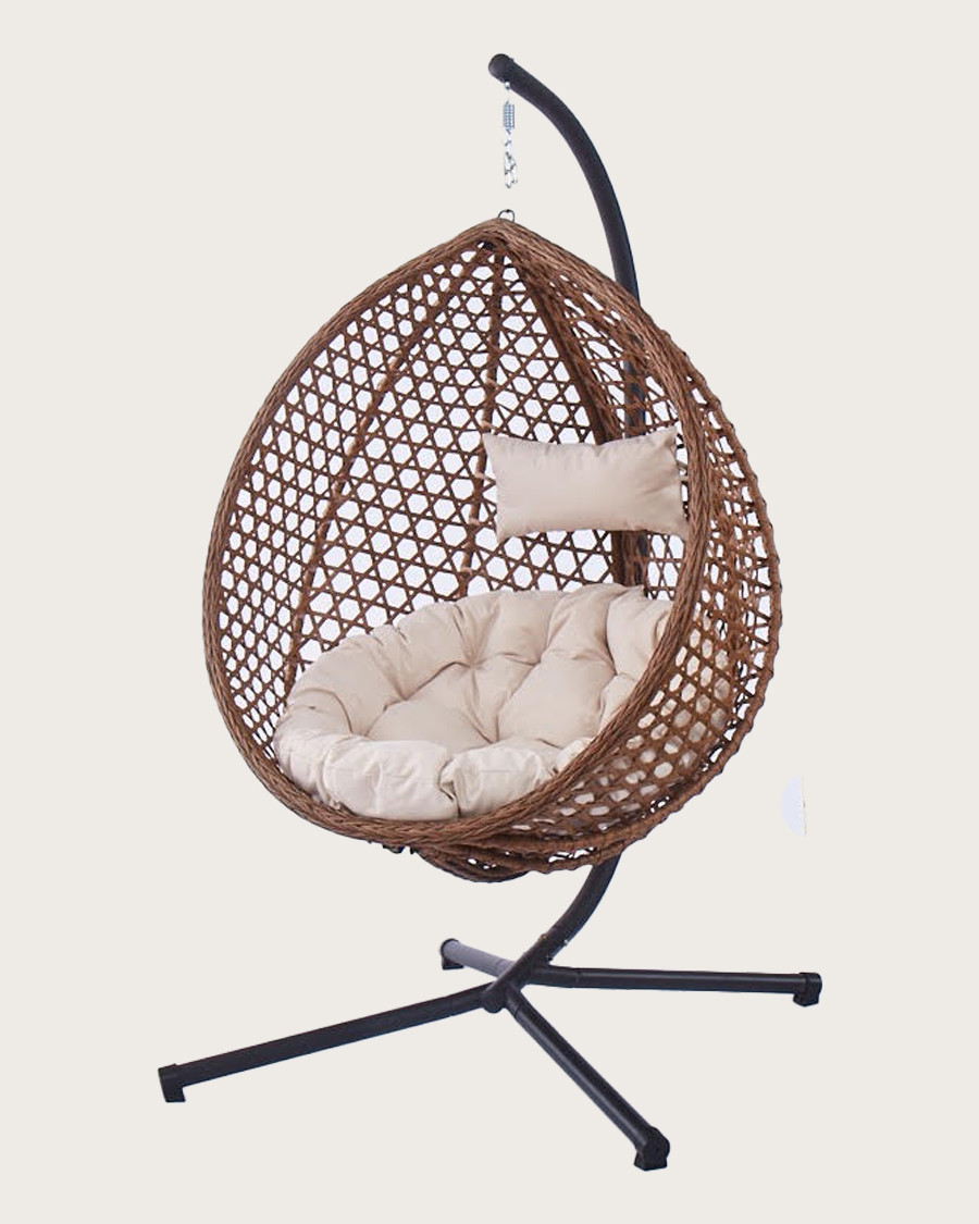 Swing - Hanging chair in poly rattan