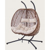 Swing double - Double Fauteuil suspendu en poly rotin