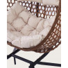 Swing double - Double Fauteuil suspendu en poly rotin